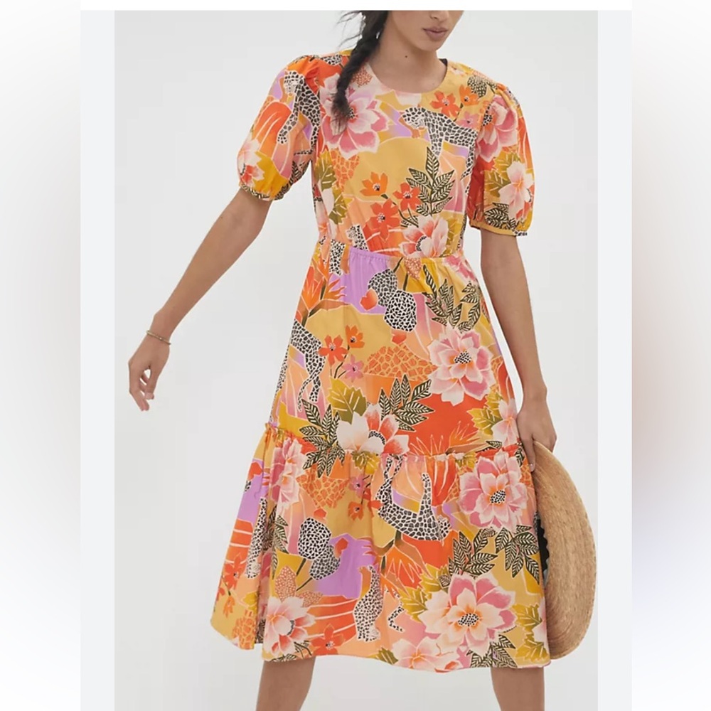 FARM Rio Anthropologie Maribel Dress